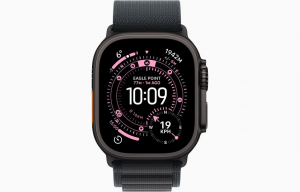 Apple Watch Ultra 3 GPS+Cellular 49mm fekete tit&aacute;ntok, fekete alpesi p&aacute;nt M m&eacute;ret (MF0V4QH/A)