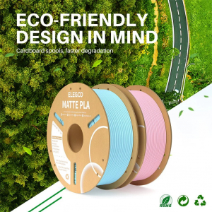 Elegoo PLA MATTE - 1,75mm, 1kg, Cardboard Spool, Mint Green (ELEEG240432)
