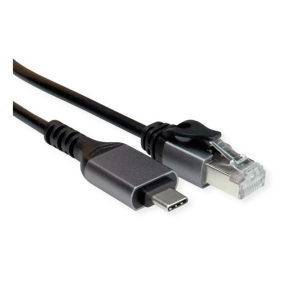 Value K&aacute;bel USB 3.2 USB-C - RJ45, M/M, 5m, fekete (12.99.1169-10)