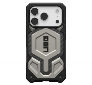 UAG MONARCH PRO szilikon telefonv&eacute;dő (erős &uuml;t&eacute;s&aacute;ll&oacute;s&aacute;g, karbon minta, MagSafe) TIT&Aacute;NSZ&Uuml;RKE Apple iPhone 17 Pro (114513113636)