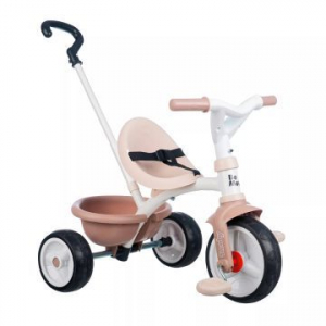 Smoby : Be Move tricikli sz&uuml;lőkarral, 2025 - b&eacute;zs (7600740338)