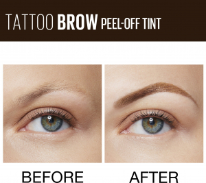 Maybelline Tattoo Brow Gel Tint 02 Medium Brown 4,6 g szemöldök gél - formázó és fixáló