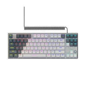 LORGAR Azar 514TKL, Wired RGB mechanical gaming keyboard, white, EN layout (LRG-GK514TKL-WH-US)