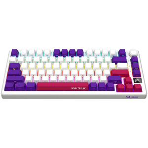 LORGAR KBP7075W, Wireless 75% Mechanical Gaming Keyboard Pro, White, EN layout (LRG-KBP7075W-WH-US)