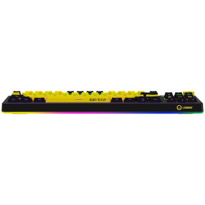 LORGAR KBP70TKLW, Wireless TKL Mechanical Gaming Keyboard Pro, Black/yellow, EN layout (LRG-KBP70TKLW-YL-US)