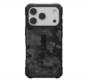 UAG PATHFINDER defender műanyag telefonv&eacute;dő (erős &uuml;t&eacute;s&aacute;ll&oacute;s&aacute;g, l&eacute;gp&aacute;rn&aacute;s sarok, MagSafe, terep minta) FEKETE Apple iPhone 17 Pro (114548114061)