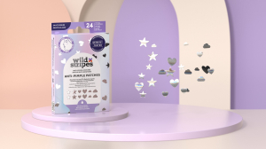 WILD Stripes Anti-Pimple Patches Holo Clear 24 db akné tapasz - hidrokolloid tapaszok pattanásokra