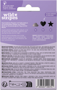 WILD Stripes Anti-Pimple Patches Holo Clear 24 db akné tapasz - hidrokolloid tapaszok pattanásokra