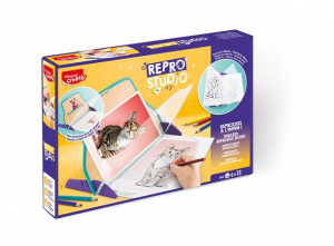 Maped Kreat&iacute;v rajzk&eacute;szlet, t&uuml;k&ouml;rk&eacute;p technika,  "Repro Studio" (IMAC907098)
