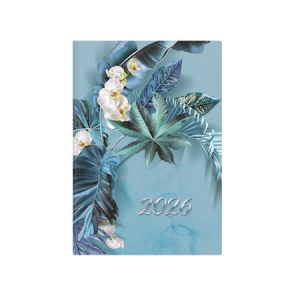 Toptimer Napt&aacute;r, tervező, A5, heti,  "Joy", t&uuml;rkiz (NKJ015TU)