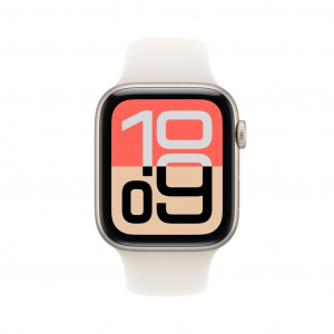 Apple Watch SE 3 GPS 44mm Starlight Aluminium Case Starlight Sport Band - M/L (MEHJ4MP/A)