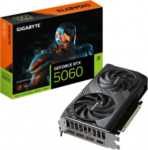 Gigabyte GeForce RTX 5060 8GB WINDFORCE MAX OC 8G videokártya (GV-N5060WF2MAX OC-8GD)