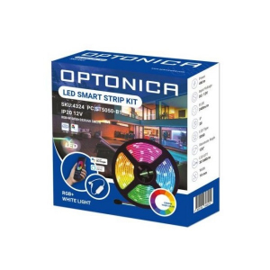 Optonica LED Szalag WiFi, 90Led/m, 6W/m, 12V, 5050 RGB+CCT 3m Szett, - (ST4326)