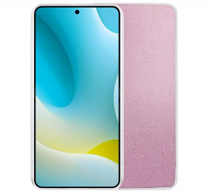 Szilikon telefonv&eacute;dő (műanyag belső, csillog&oacute; h&aacute;tlap) R&Oacute;ZSASZ&Iacute;N Samsung Galaxy S25 FE (SM-S731) "Gigapack csomagol&aacute;s" (GP-172533)