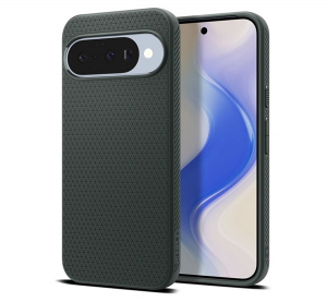 Spigen LIQUID AIR szilikon telefonv&eacute;dő (&uuml;t&eacute;s&aacute;ll&oacute;s&aacute;g, l&eacute;gp&aacute;rn&aacute;s sarok, rombusz, MagSafe) S&Ouml;T&Eacute;TZ&Ouml;LD Google Pixel 10 / Pixel 10 Pro (ACS09696)