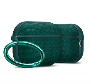 Spigen URBAN FIT szilikon tok (karab&iacute;ner, textil bevonat) S&Ouml;T&Eacute;TZ&Ouml;LD Apple AirPods Pro 3 (ACS09831)