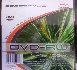 Omega FreeStyle DVD-RW 4.7GB 4x újraírható lemez slim tokos