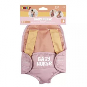Smoby Baby Nurse: 2 az 1-ben j&aacute;t&eacute;kbaba kenguru (7600220397)