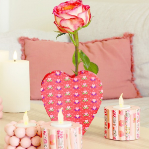 D&eacute;copatch Kreat&iacute;v decoupage t&aacute;rgy Clairefontaine  sz&iacute;v v&aacute;za 13x5x13cm (HD094C)