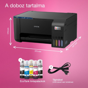 Epson EcoTank L3231 multifunkci&oacute;s nyomtat&oacute; fekete (C11CJ68408)