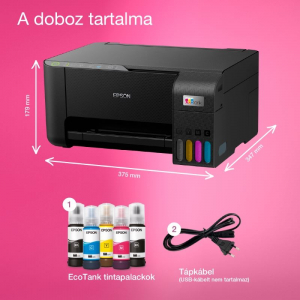 Epson EcoTank L3270 multifunkci&oacute;s nyomtat&oacute; fekete (C11CJ67434)