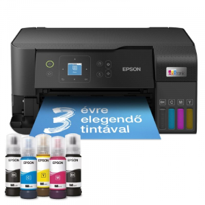 Epson EcoTank L3560 többfunkciós tintasugaras nyomtató fekete (C11CK58403)