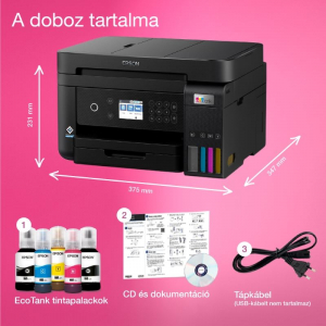 Epson EcoTank L6270 multifunkciós nyomtató fekete (C11CJ61403)