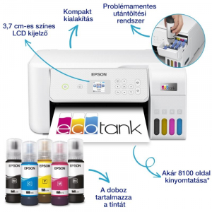 Epson EcoTank L3286 multifunkci&oacute;s nyomtat&oacute; feh&eacute;r (C11CJ66427)