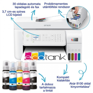 Epson EcoTank L5316 multifunkci&oacute;s nyomtat&oacute; feh&eacute;r (C11CJ65413)