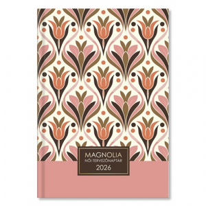 PD Calendar Hat&aacute;ridőnapl&oacute; Period Magn&oacute;lia B/6 napi női tervező Retro 2026