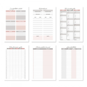 PD Calendar Hat&aacute;ridőnapl&oacute; Period Magn&oacute;lia B/6 napi női tervező Retro 2026