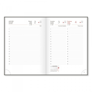 PD Calendar Hat&aacute;ridőnapl&oacute; Period Standard A/5 napi k&eacute;k műbőr 2026