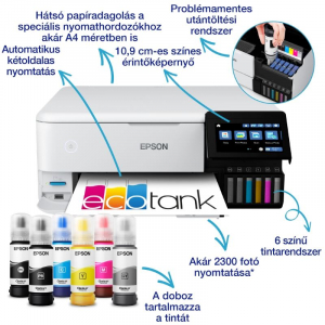Epson EcoTank L8160 A4-es fotónyomtató (C11CJ20402)