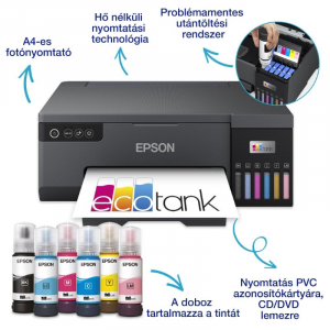Epson EcoTank L8050 tintasugaras fotónyomtató (C11CK37402)