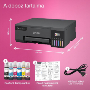 Epson EcoTank L8050 tintasugaras fotónyomtató (C11CK37402)