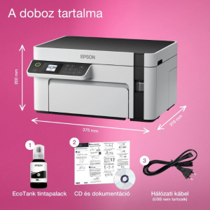 Epson EcoTank M2120 Mono multifunkciós nyomtató (C11CJ18402)
