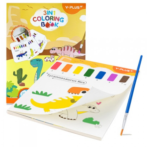 Y-Plus Kreat&iacute;v kifestők&ouml;nyv +  Dinoszauruszok vil&aacute;ga (DQT2235021023)