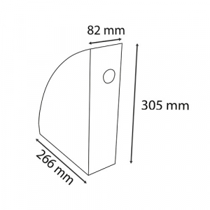 Exacompta Iratpapucs műanyag  Mag-Cube Skandi &oacute;ce&aacute;nk&eacute;k (18234D)