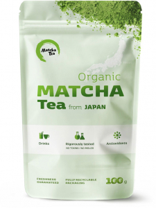 Matcha Tea Bio A Japan 100 g matcha - finomra őr&ouml;lt z&ouml;ld tea