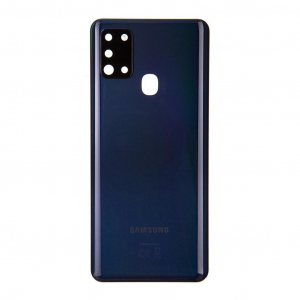 Samsung A217F Galaxy A21s készülékhez akkufedél fekete (Service Pack)