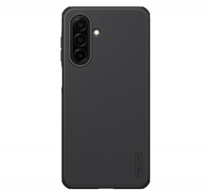 Nillkin SUPER FROSTED PRO MAGNETIC műanyag telefonv&eacute;dő (m&aacute;gneses, &uuml;t&eacute;s&aacute;ll&oacute;s&aacute;g, gum&iacute;rozott) FEKETE Samsung Galaxy A17 5G (SM-A176) (GP-175280)