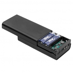 Akyga Power Bank tok 12x Li-Ion 18650 vezet&eacute;k n&eacute;lk&uuml;li t&ouml;ltő QIQC4+ PD 22,5 W (AK-BC-05)