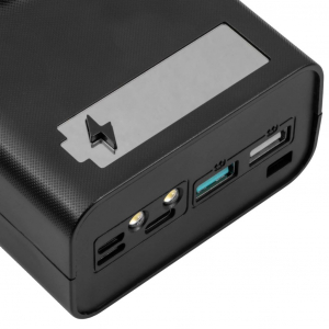 Akyga Power Bank tok 12x Li-Ion 18650 vezet&eacute;k n&eacute;lk&uuml;li t&ouml;ltő QIQC4+ PD 22,5 W (AK-BC-05)