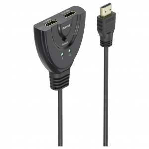 Hama 4K HDMI&trade; 2x1 Toggle Switch, 2x HDMI&trade; Socket - 1x HDMI&trade; Plug (00205323)