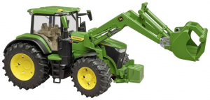 bruder John Deere 7R 350 traktor homlokrakod&oacute;val (3151)