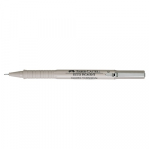 Faber-Castell Rostir&oacute;n  Ecco-Pigment 0.1 mm fekete (166199)