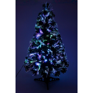 HOME  LED-es műfenyő, 80 cm, optikai sz&aacute;las, folyamatos sz&iacute;nv&aacute;lt&aacute;s, műanyag talp, h&aacute;l&oacute;zati t&aacute;pell&aacute;t&aacute;s, belt&eacute;ri kivitel (KIX80LED)