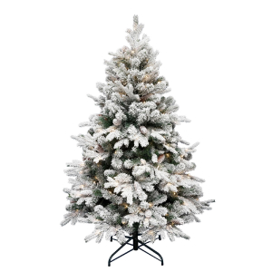 havas műfenyő LED-ekkel, 460db melegfeh&eacute;r LED, 8 program, 240cm magas, 144cm &aacute;tm&eacute;rő, 3D &eacute;s 2D tűlevelek, h&aacute;l&oacute;zati t&aacute;pell&aacute;t&aacute;s, belt&eacute;ri kivitel (KMF8LED