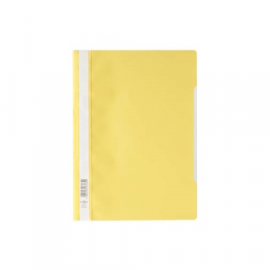 Durable Gyorsfűző PVC  A/4 &aacute;ttetsző előlap s&aacute;rga (257304)