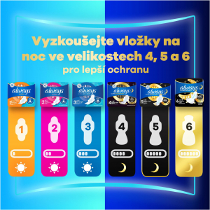 Always Ultra Day Long, 48db egészségügyi betét - használható közepesen erős menstruáció esetén